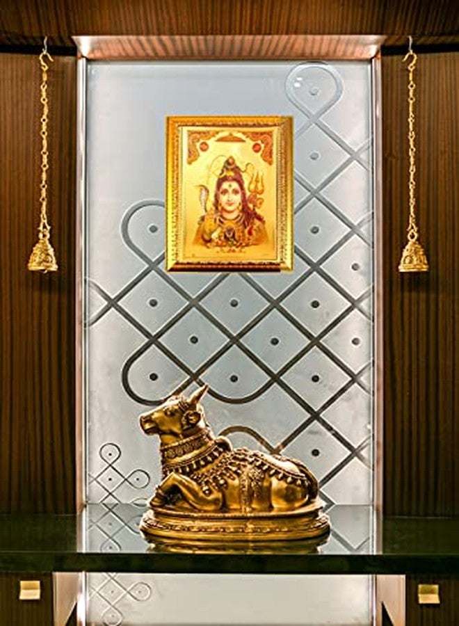 Suninow Shiv ji Photo Frame | God Photo Religious Framed Painting for Wall and Pooja/Hindu Bhagwan Devi Devta Photo Frame/God Poster for Puja (Shiv ji) - Image 3
